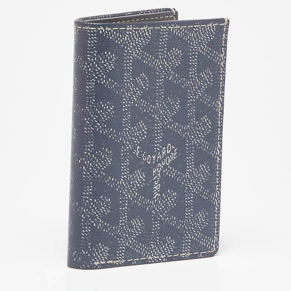Goyard Grey Goyardine Coated Canvas St. Marc Card Holder - Picture 5 of 9